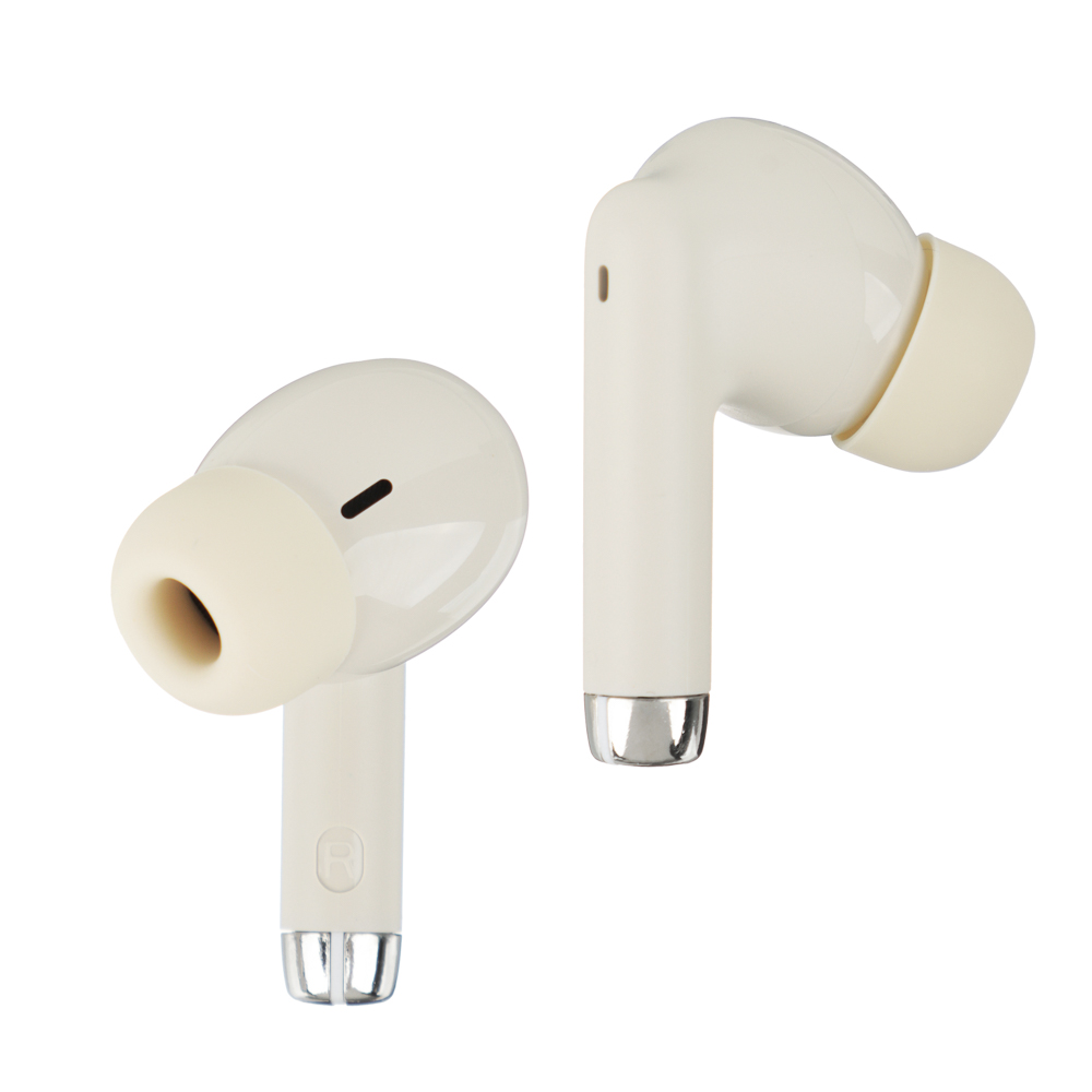 Наушники беспроводные TWS BY Voxta, внутриканальные, 35/320 мАч, BT5.4, бежевый - #4