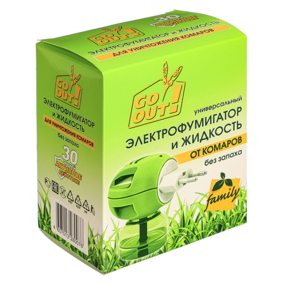 Комплект для защиты от комаров GO OUT, электрофумигатор + жидкость, 20 мл - #5