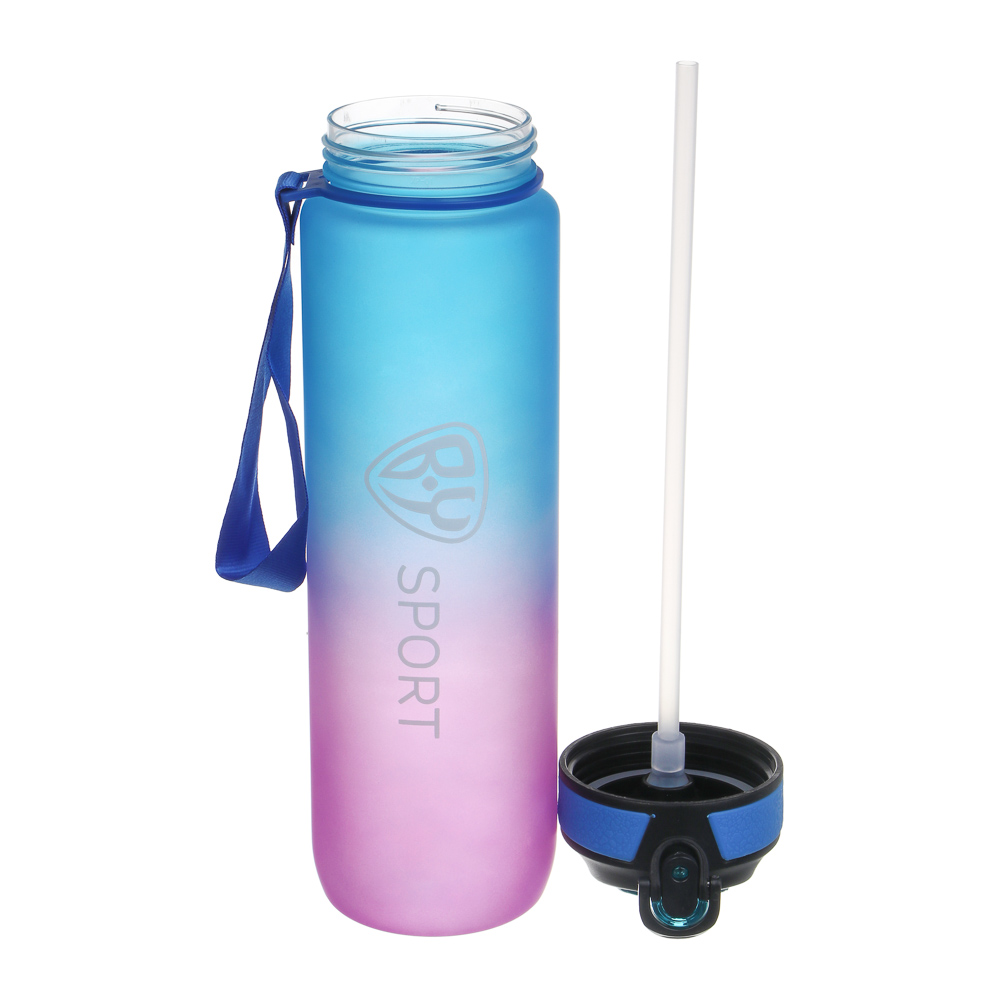 Бутылка спортивная тм BY SPORT, 1000мл, PC, 3 цвета - #5