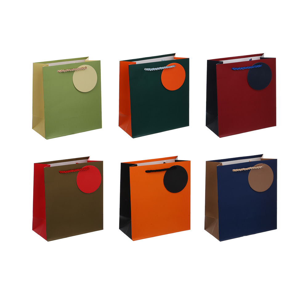 Пакет подарочный тм Fntastic S14,3x15,5x7см, бумага, 6 дизайнов - #1