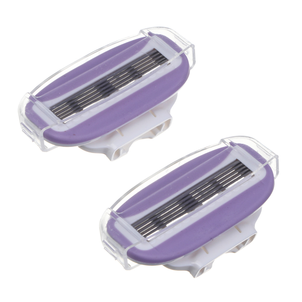 PROWAY Кассеты сменные для бритвенного станка (5 лезвий), жен, 2 шт, пластик - #2