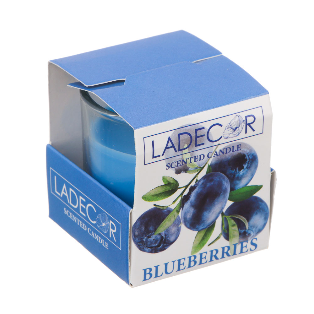 LADECOR Свеча ароматическая в стеклянном подсвечнике, в подарочной коробке, 4,5x4,5 см, 6 видов. - #4