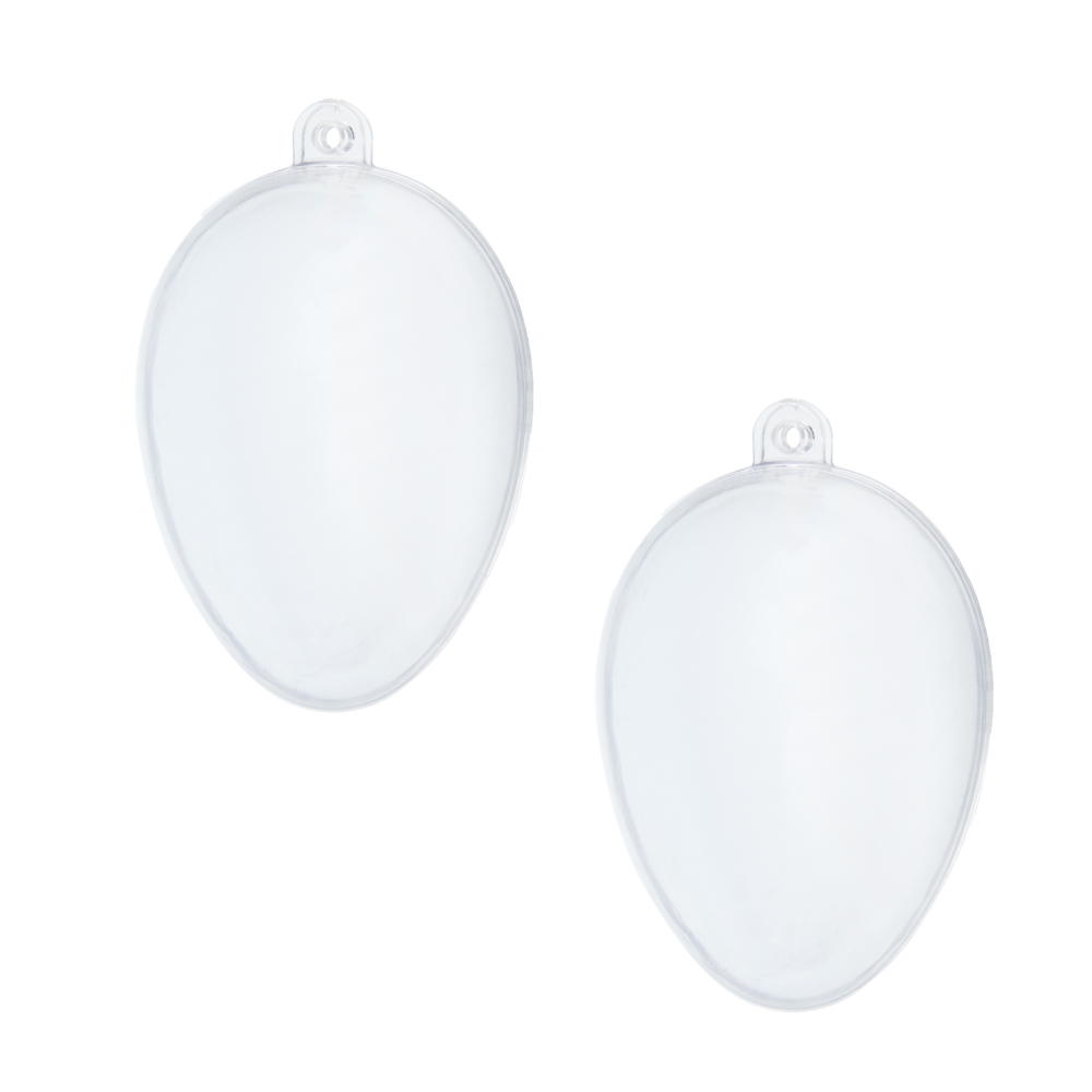 Подвеска-заготовка, 2 раздельные части «Яйцо», набор 2 шт, размер 1 шт 6х4,5 см - #1