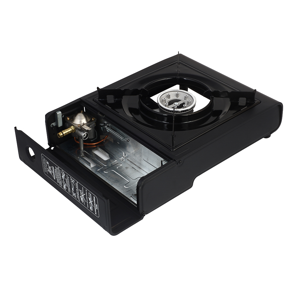 Плитка газ. к бал. с цанг. захватом портативная тм ЕРМАК, переходник, кейс, 34х26х9см - #4