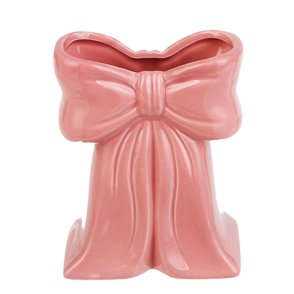 Ваза тм LADECOR "Бант" 12x8x15,5 см, доломит - #2