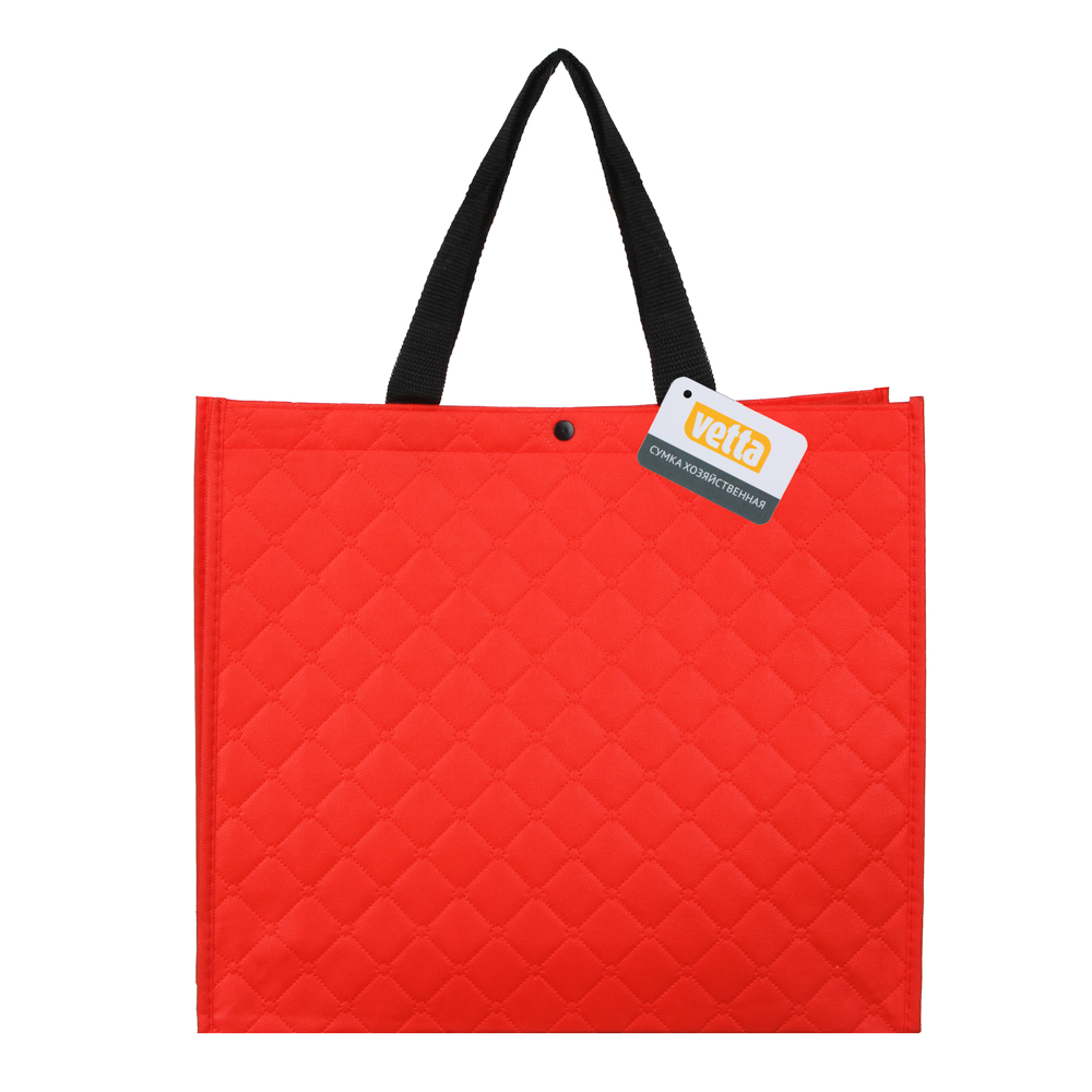 VETTA Сумка хозяйственная трехслойная, 34х40х12,5см, 17л, до 10кг, полиэстер, красная - #4