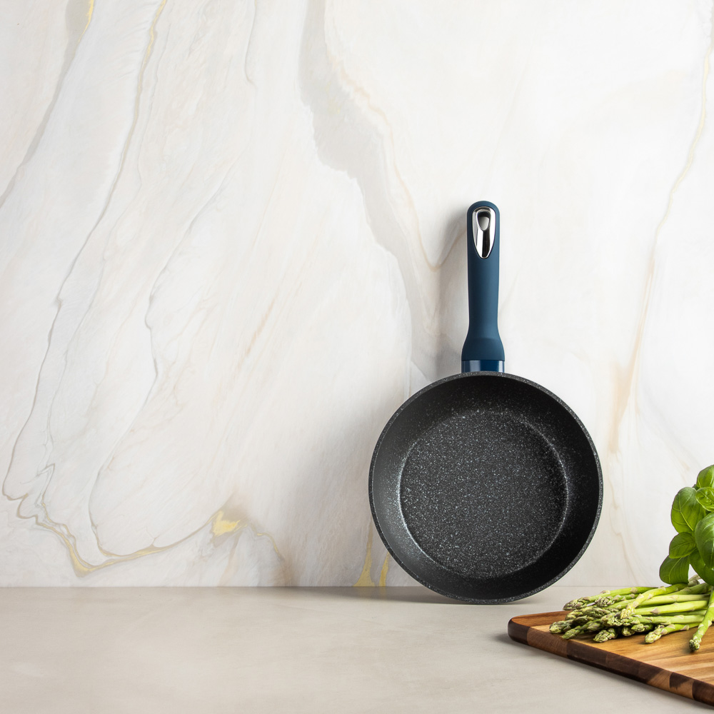 SATOSHI Ривьера Сковорода литая d20см, антипригарное покрытие мрамор, индукция - #10