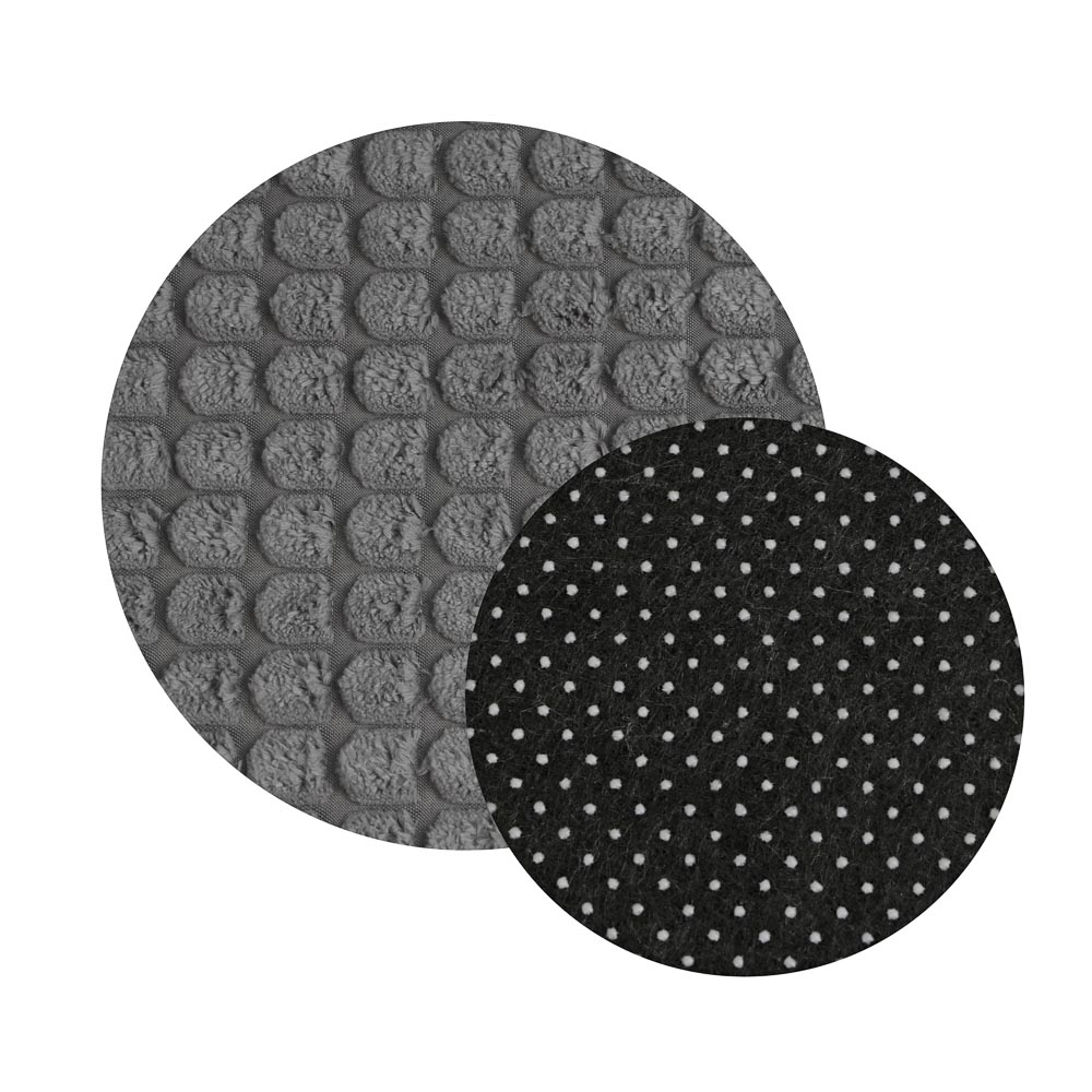 Набор ковриков для ванной тм VETTA Corn, сетка кукурузная 250г/м², 60х40см+80х50см, серый - #5