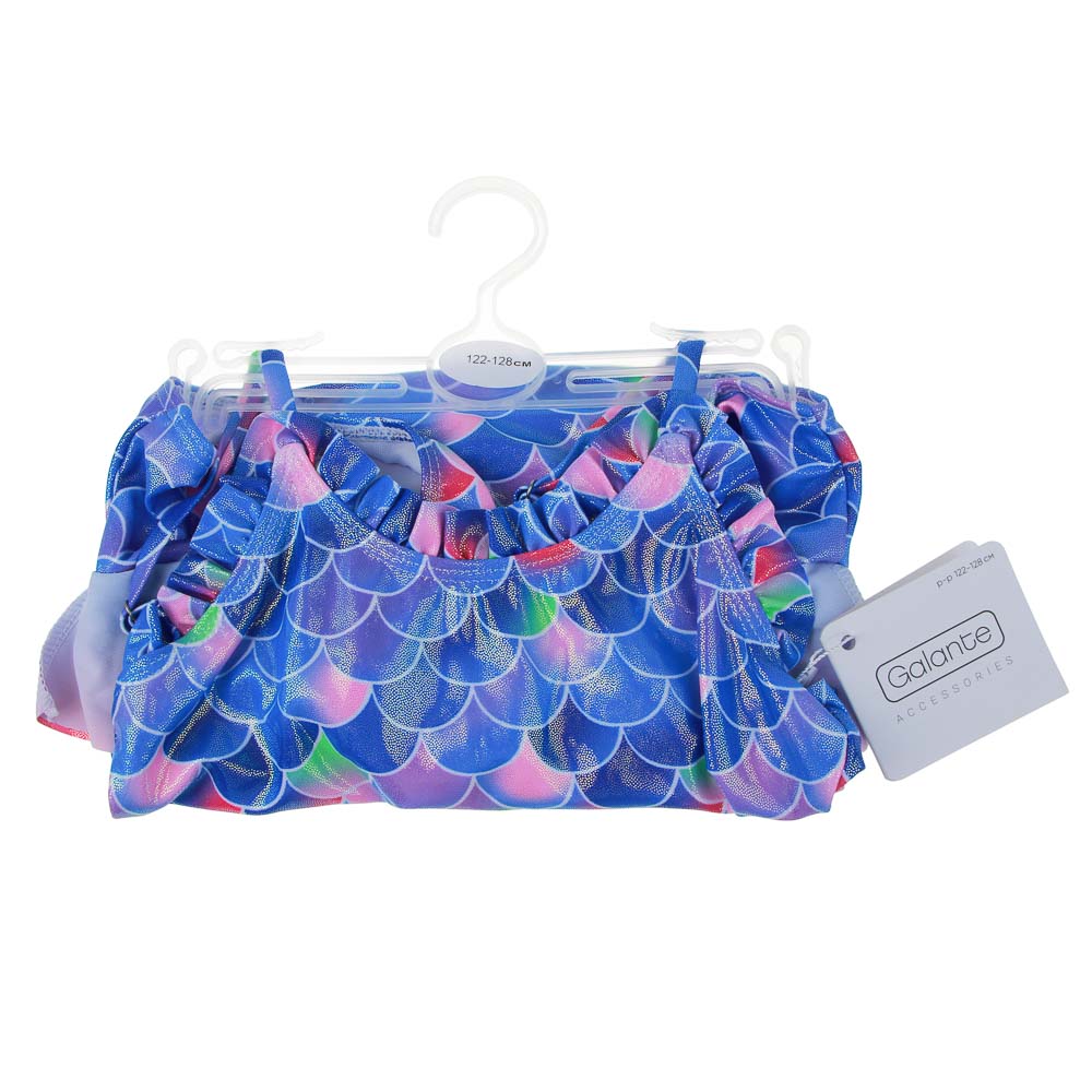 GALANTE Купальник для девочки слитный, р.122-128, 82%полиэстер, 18%эластан, ВЛ25-09 - #6