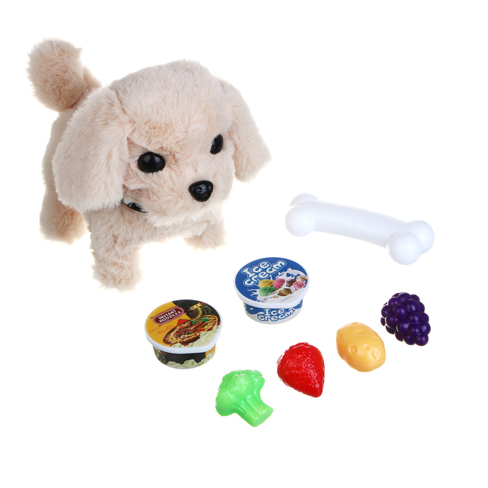 ИГРОЛЕНД Питомец интерактивный с акс, 2хАА, ABS, полиэстер, 47х24х23 см - #3