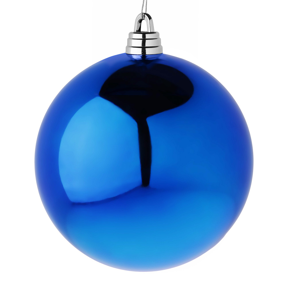 СНОУ БУМ Шар 20см пластик, синий - #1