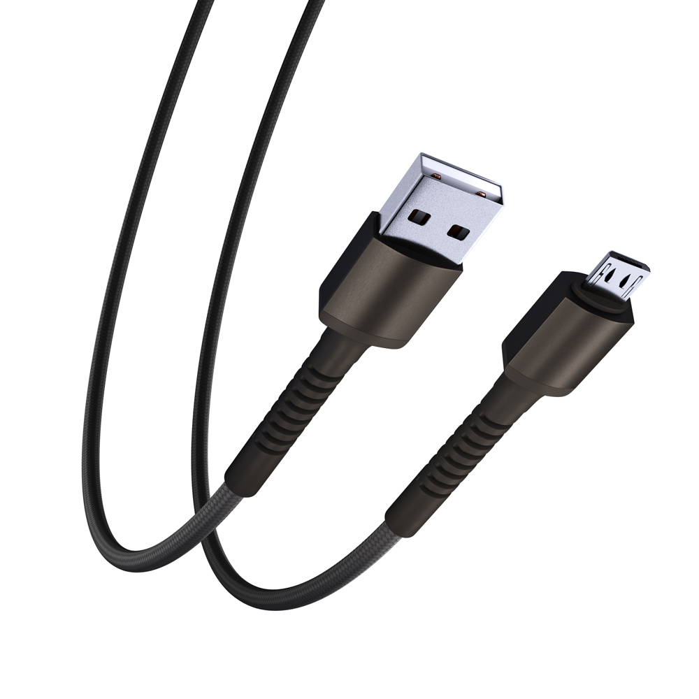 BY Кабель для зарядки XXL Micro USB, 2 м, Быстрая зарядка QC3.0, черный - #5