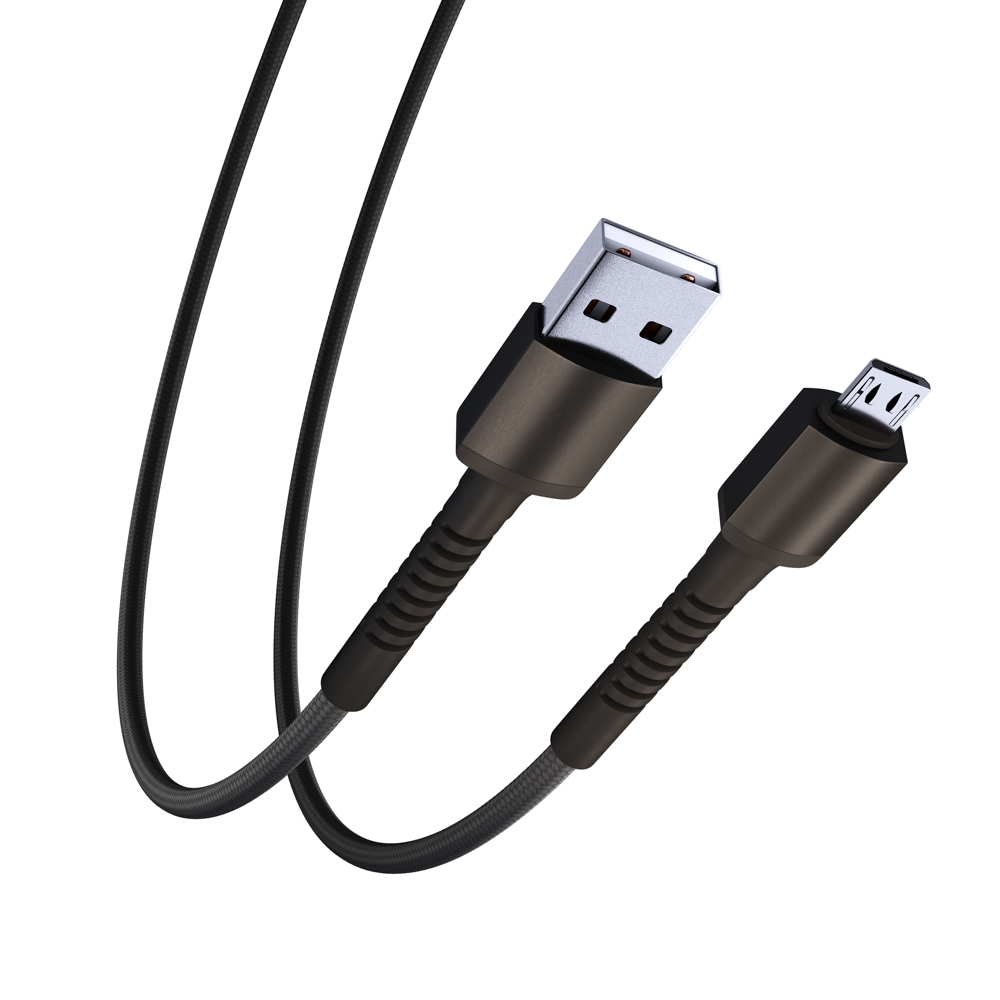 BY Кабель для зарядки XXL Micro USB, 2 м, 3А, Быстрая зарядка QC3.0, черный - #5