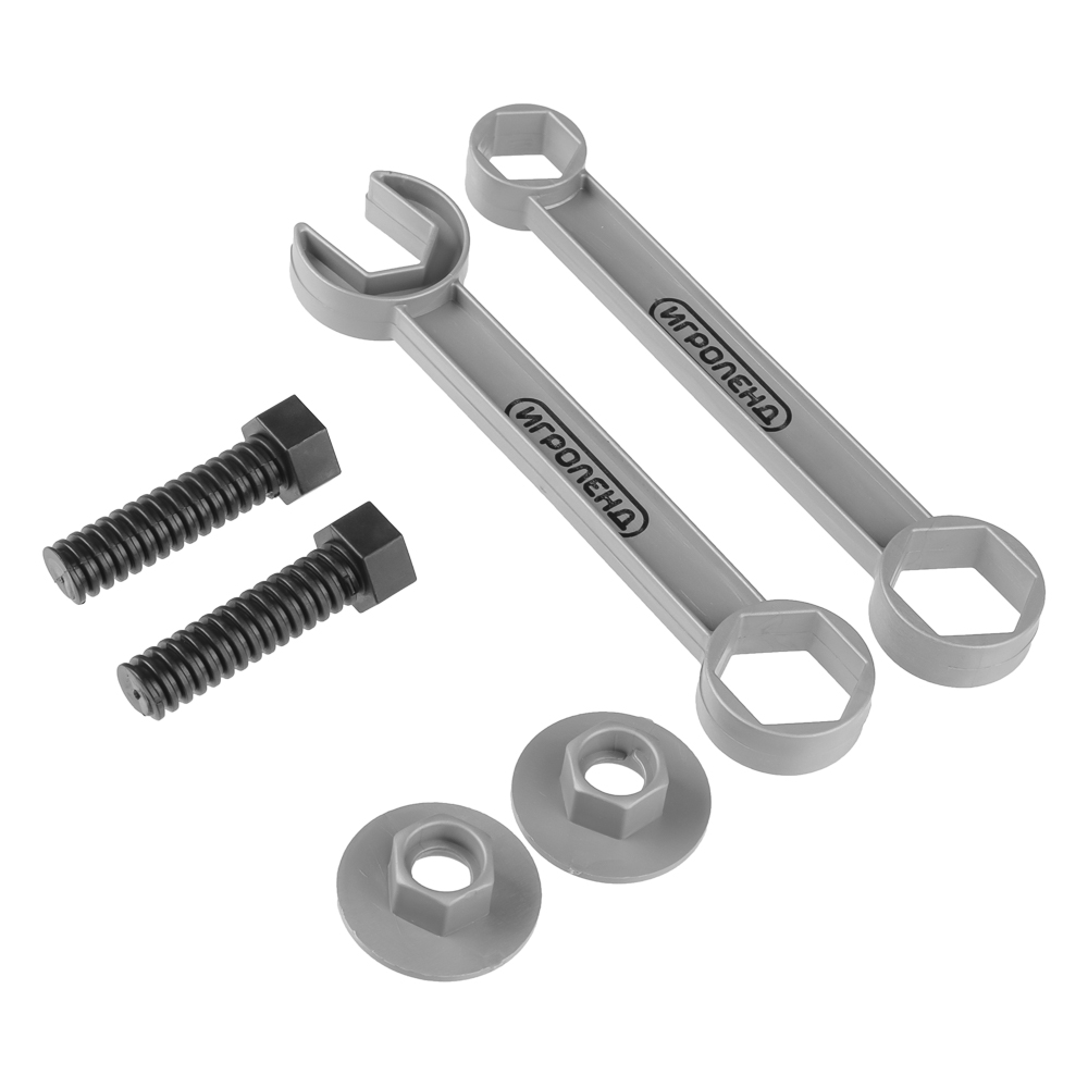 ИГРОЛЕНД Набор инструментов ключи и гайки, PP, 10х20х2 см - #1