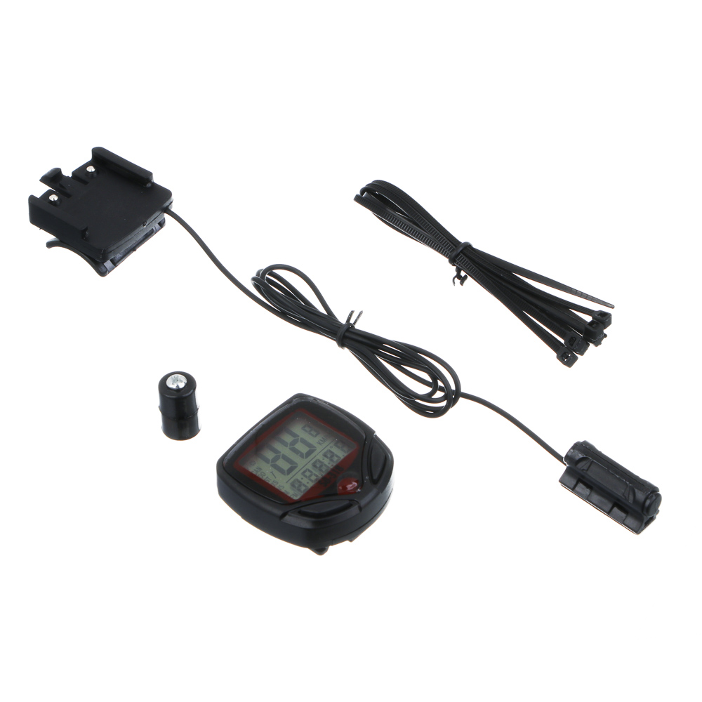 Велокомпьютер проводной, тм BY SPORT, 15 функций, 1хLR44, пластик, металл - #2