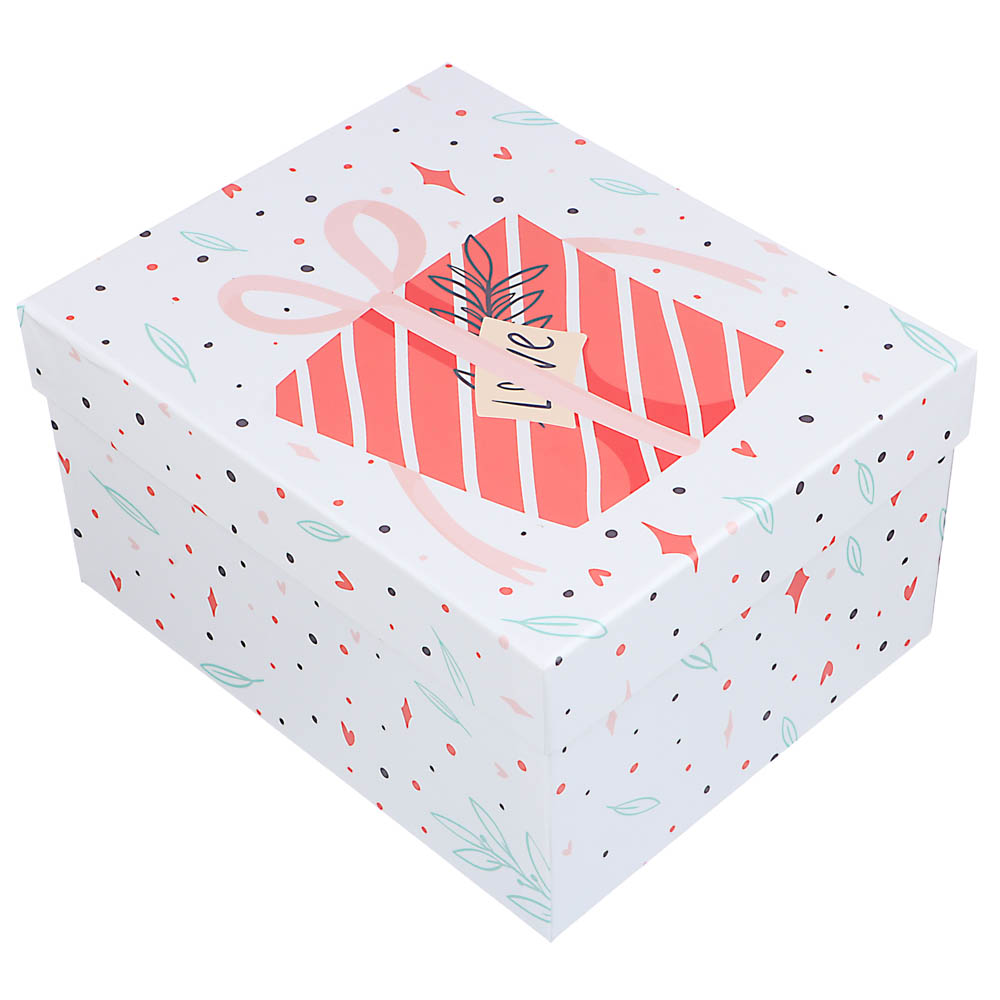 Коробка подарочная Love 21х17х11 см - #2