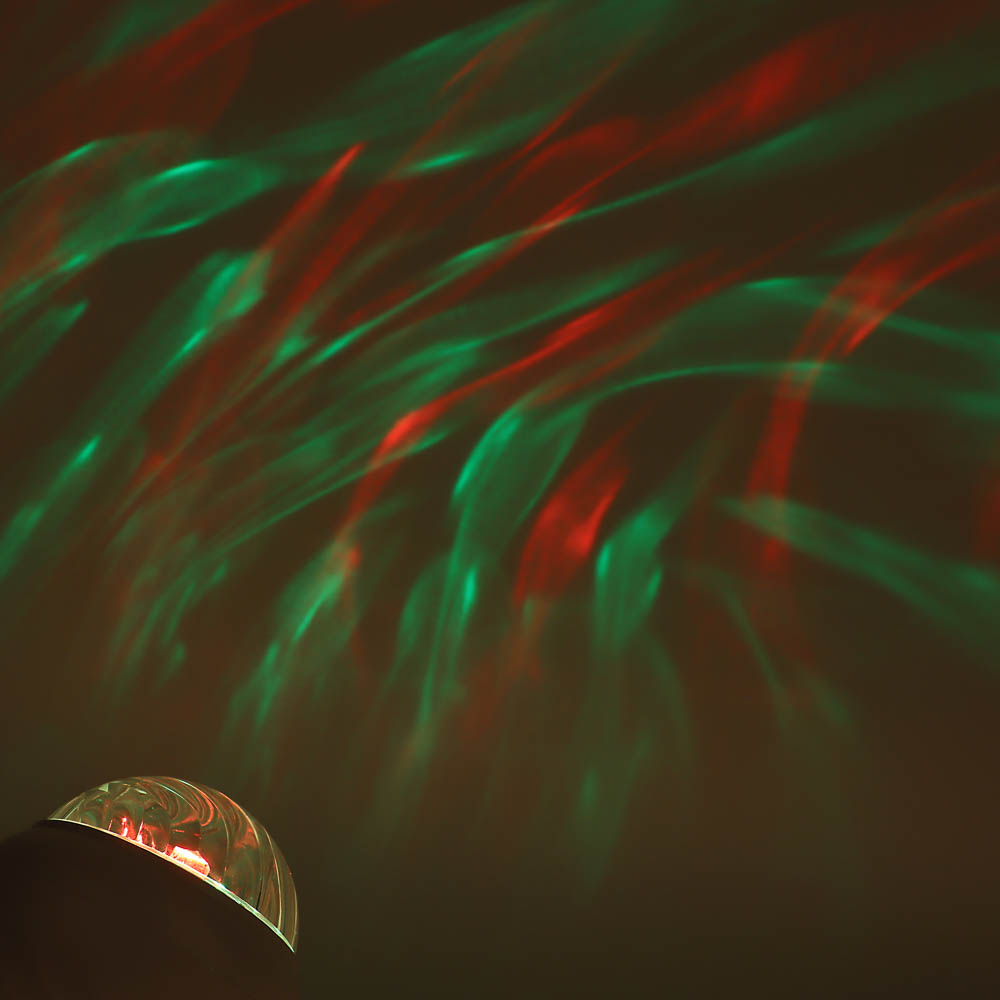 Светильник-ночник проектор неба BY Сфера, 3W, USB, пульт ДУ, D9×8 cм, пластик, белый - #1