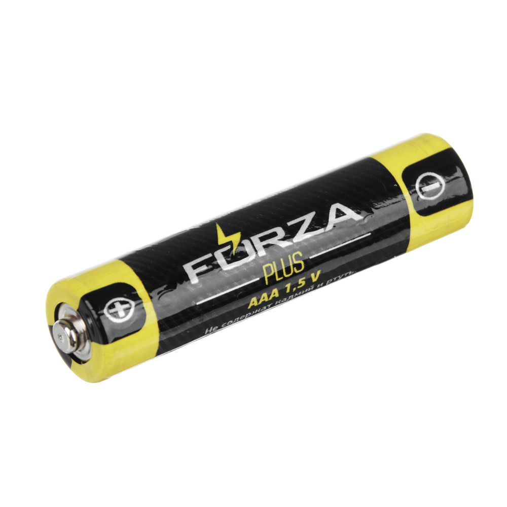 Батарейки FORZA  4шт "Super heavy duty" солевая, тип AAA (R03), плёнка - #1