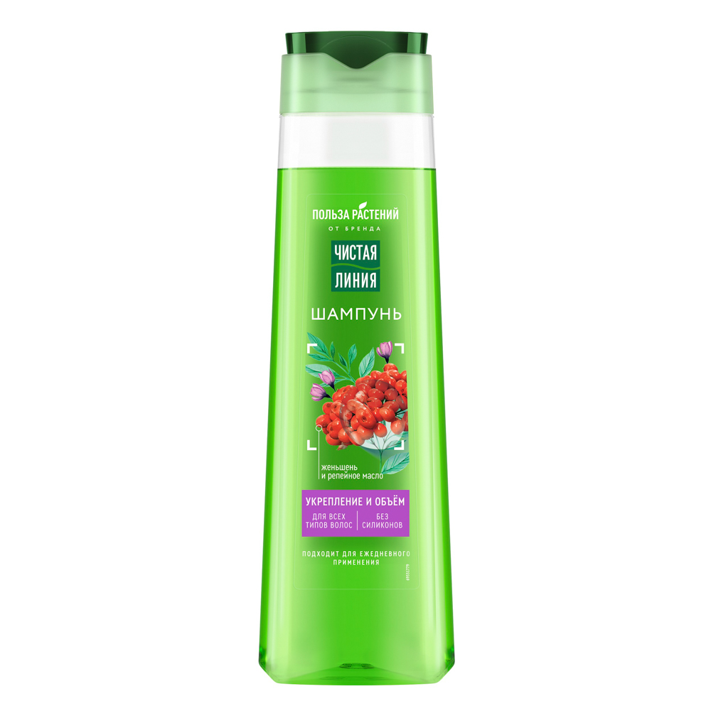 Шампунь для волос ЧИСТАЯ ЛИНИЯ 3 вида, п/б, 385мл - #6