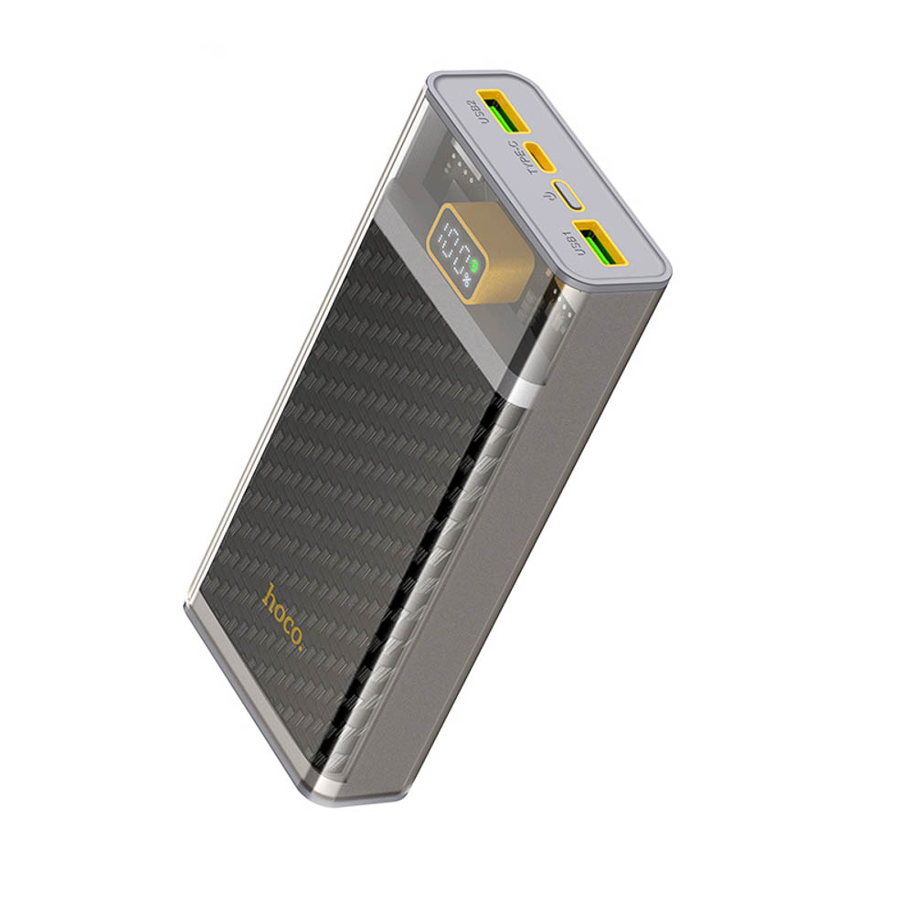 Аккумулятор мобильный hoco. модель J103A 20000мАч, 22.5Вт, серый - #3