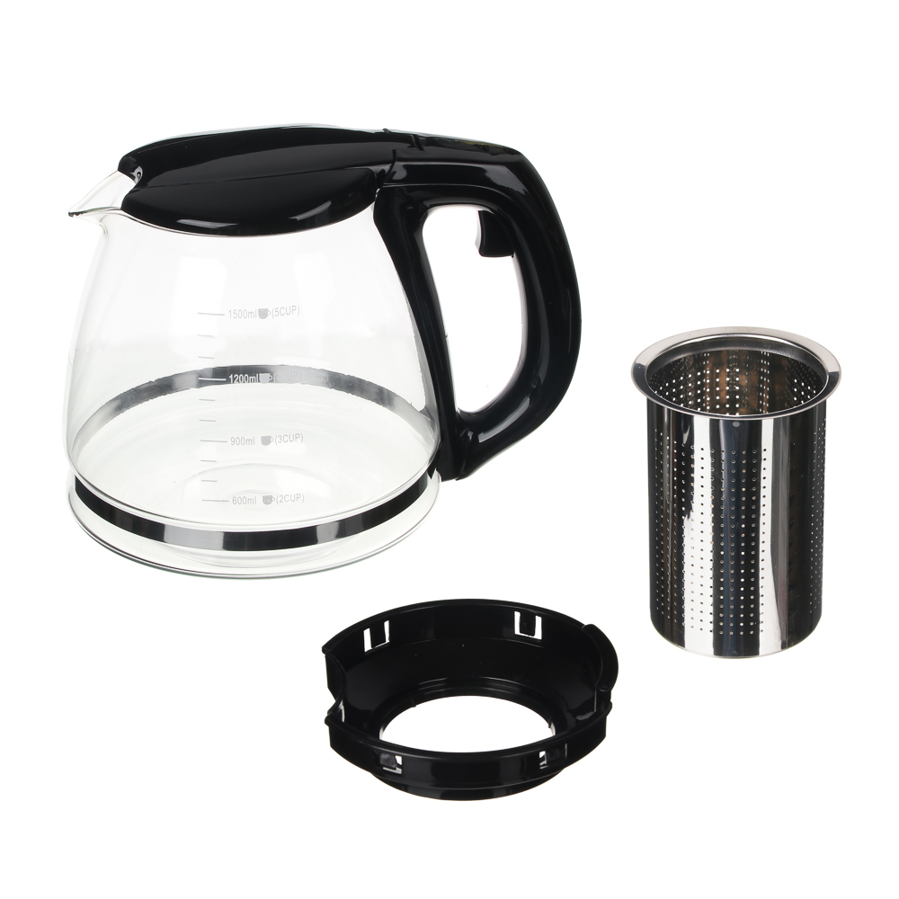 Чайник заварочный 1,5 л VETTA, ситечко из нержавеющей стали, стекло/ пластик - #3