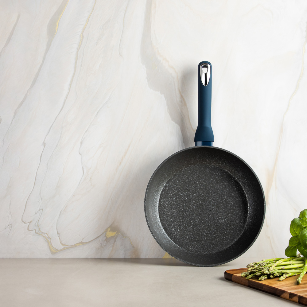 SATOSHI Ривьера Сковорода литая d26см, антипригарное покрытие мрамор, индукция - #10