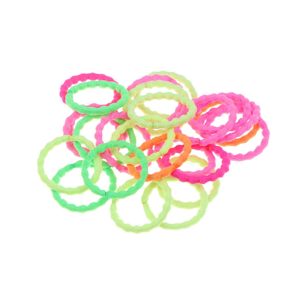 Резинки для волос ЮНИLOOK 25шт, d2см, нейлон, 3-4 дизайна, ACS-60 - #7