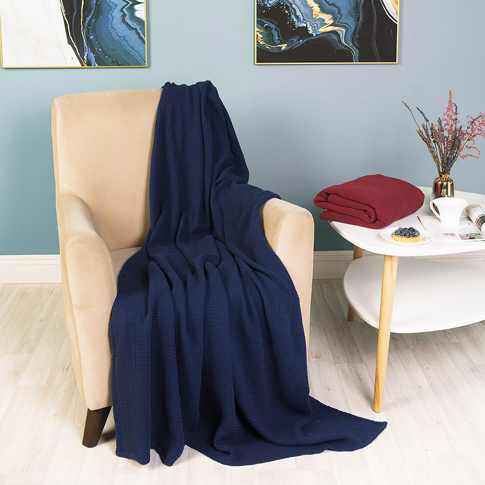 PROVANCE Плед муслин 130х170см, 100% хлопок, 2 цвета - #6