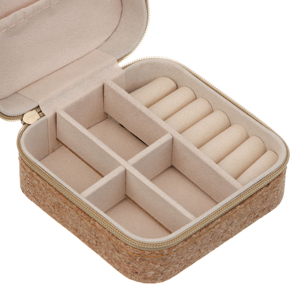 Шкатулка для украшений, 9,5x9,5x5 см, ПВХ, 4 дизайна - #6