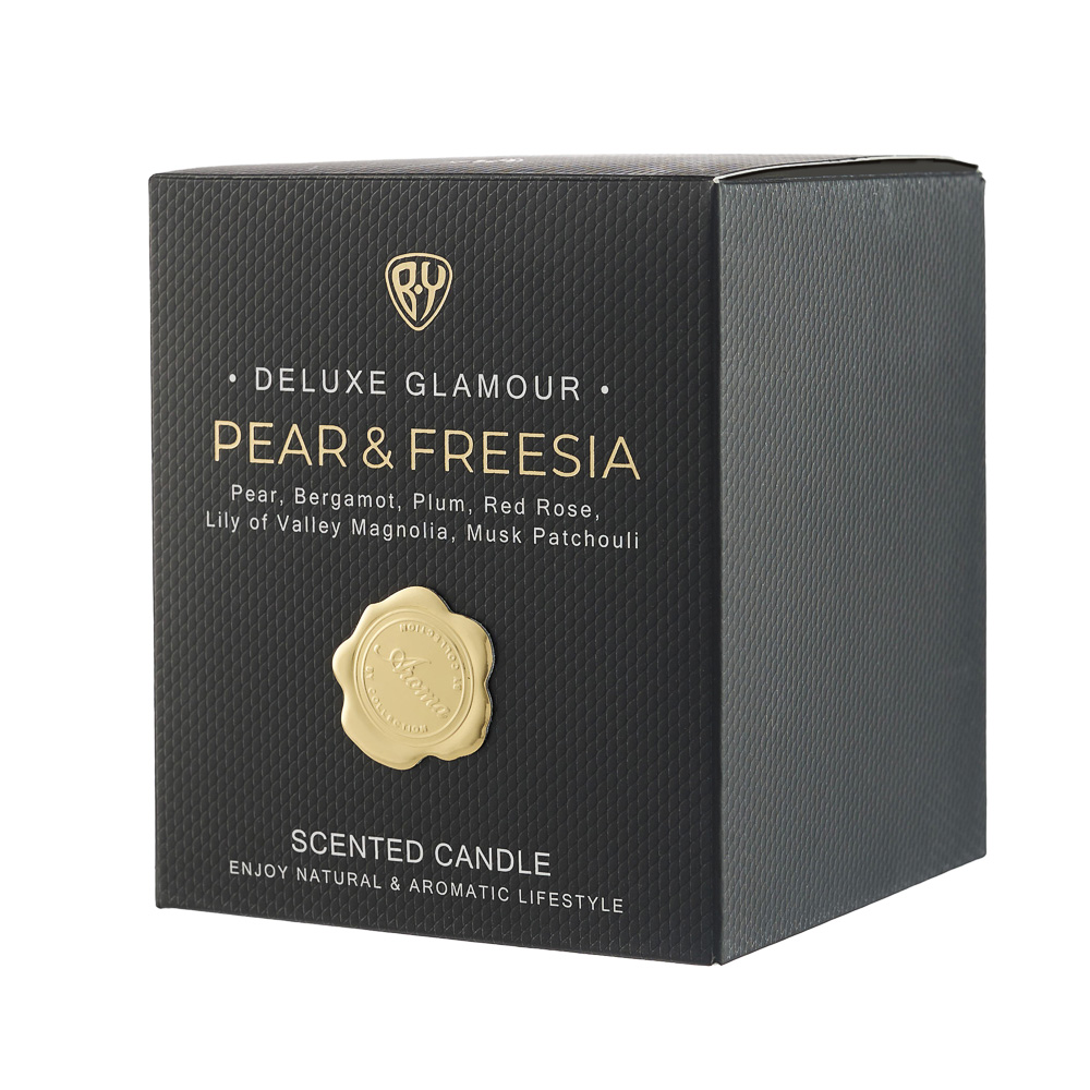 BY Свеча ароматизированная Deluxe Glamour, 200гр., Pear&Freesia - #7