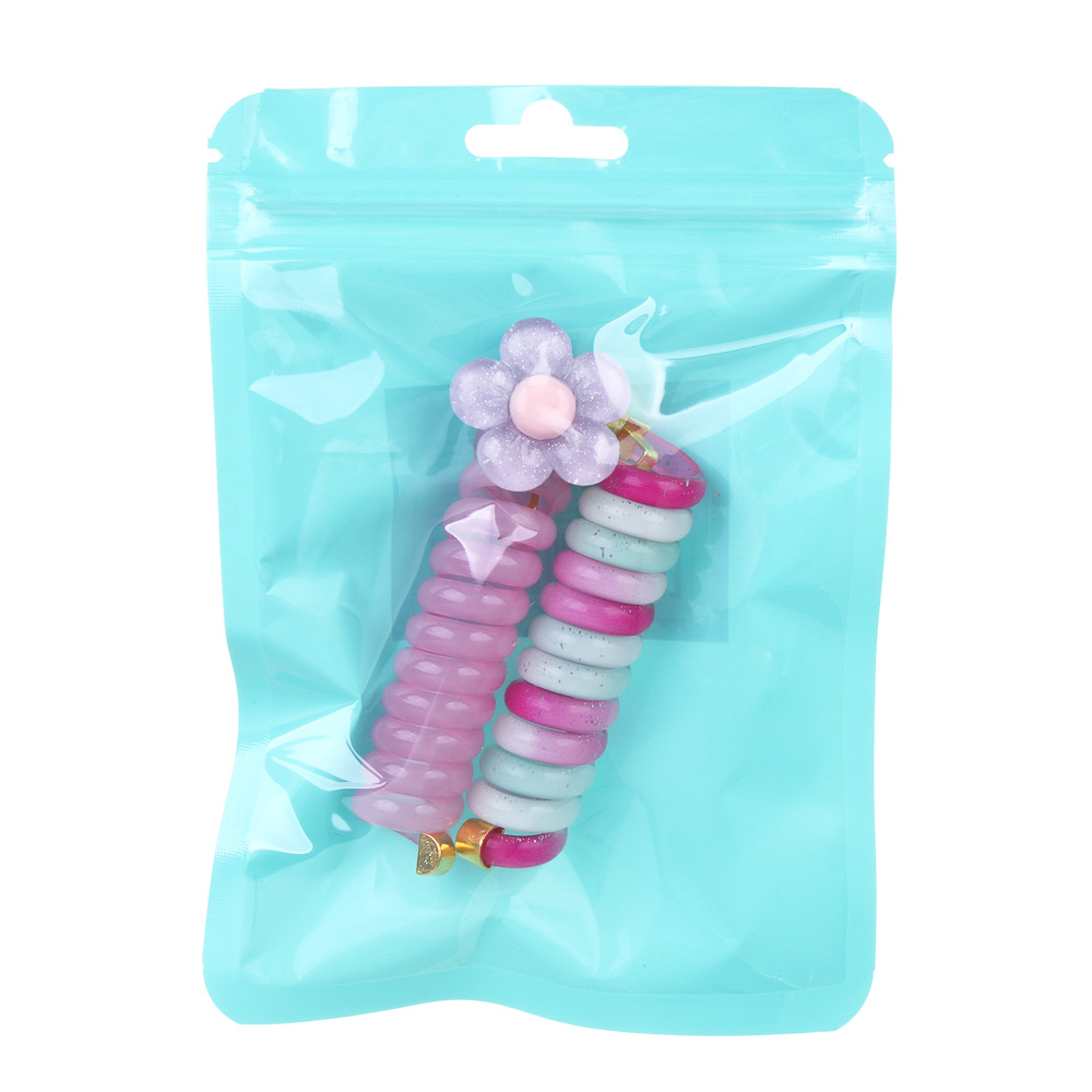 BY Русские супергерои Набор детских заколок-спиралек для волос 2 шт, ТПУ, 7см, 3 сочетания - #7