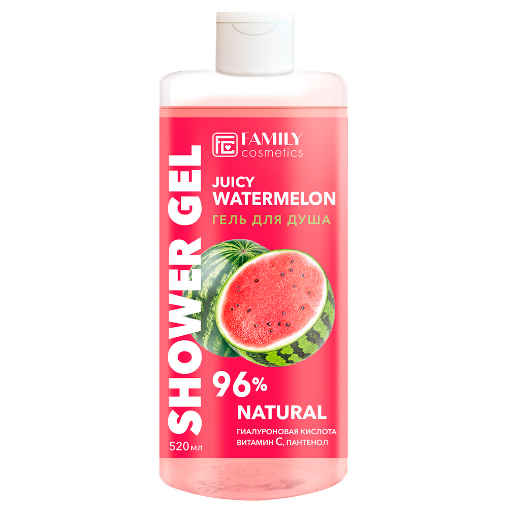 Гель для душа Family cosmetics 5 видов серии FRESH FLESH, 520мл - #6