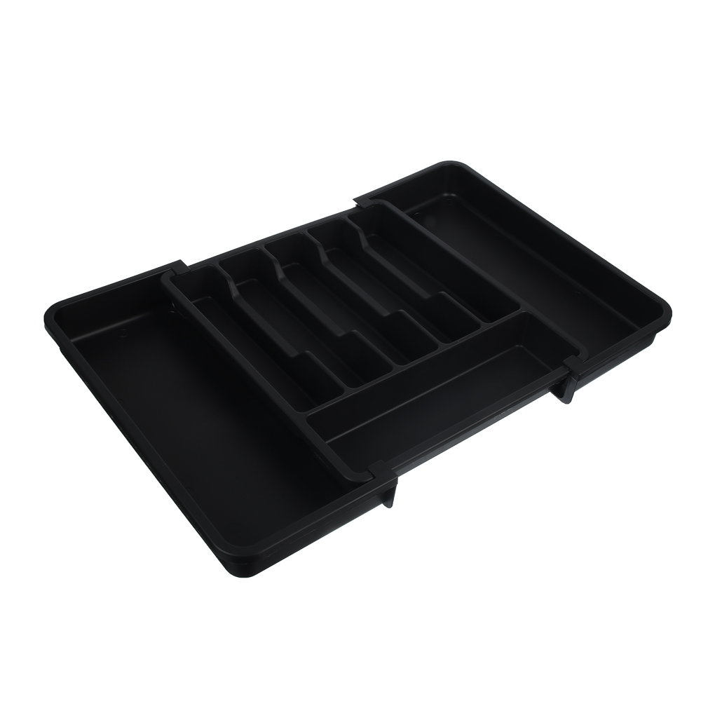 Лоток для столовых приборов тм VETTA, раздвигающийся, 37х33 см, пластик - #3