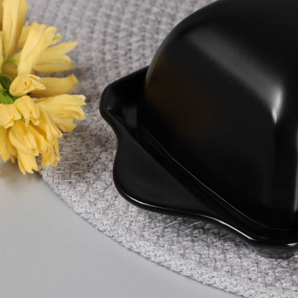 MILLIMI Лимонный курд Масленка, 19х10,5х7см, керамика - #12