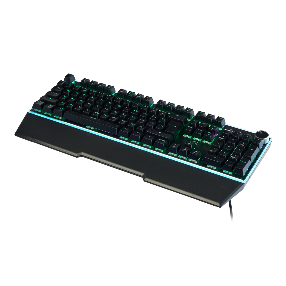 Игровая клавиатура проводная BY Pavez FULL SIZE ISO, мех., 108кл.,Outemu"Brown",RGB,2м,энкодер - #3