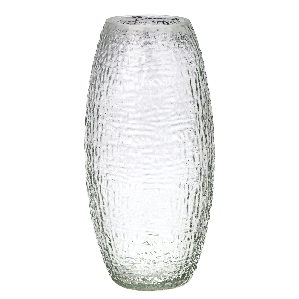 Ваза, 10х19,5 см, стекло, прозрачная - #2