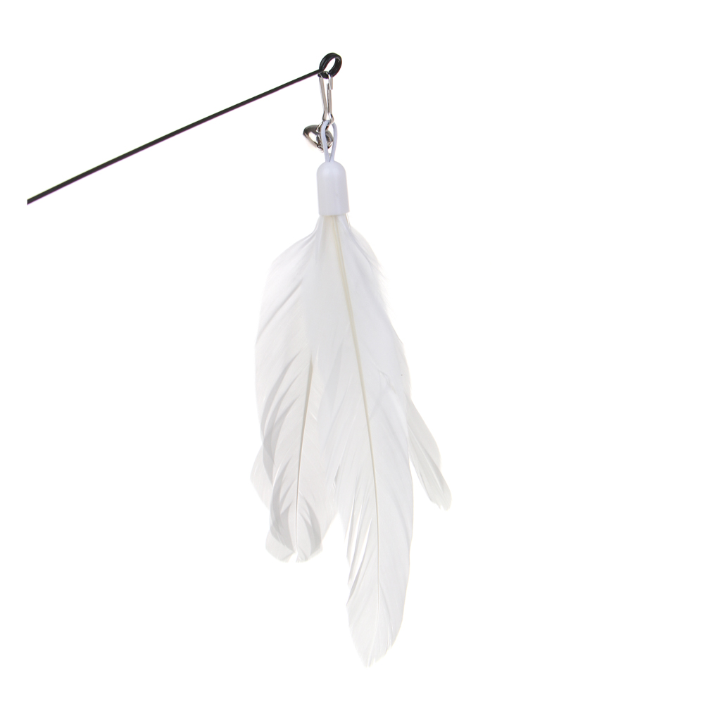 VETTA Дразнилка на присоске, перья, стальная проволока, поливинилхлорид, 88 см - #7