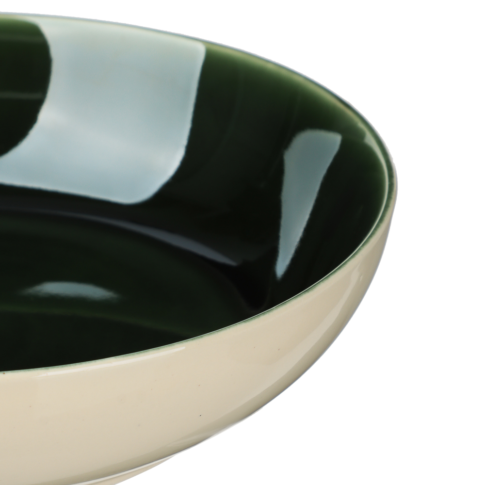 Тарелка для супа/салатник 20х5см, 830мл, тм MILLIMI Верде, керамика - #2