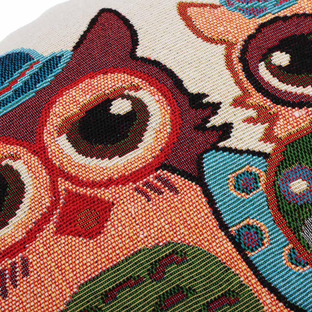 Чехол декоративный на подушку Provance "Совушки", 43х43 см - #3