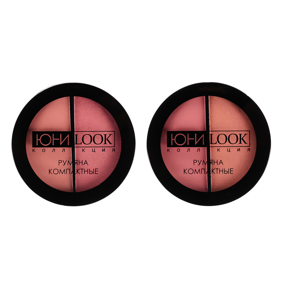 ЮНИLOOK Румяна компактные, 4,6гр, 2 тона, РК-19 - #5