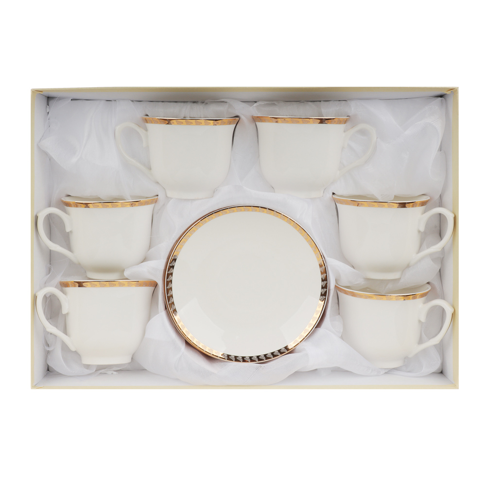 MILLIMI Шарм Набор чайный 12 пр., 220мл, 14см, костяной фарфор - #4