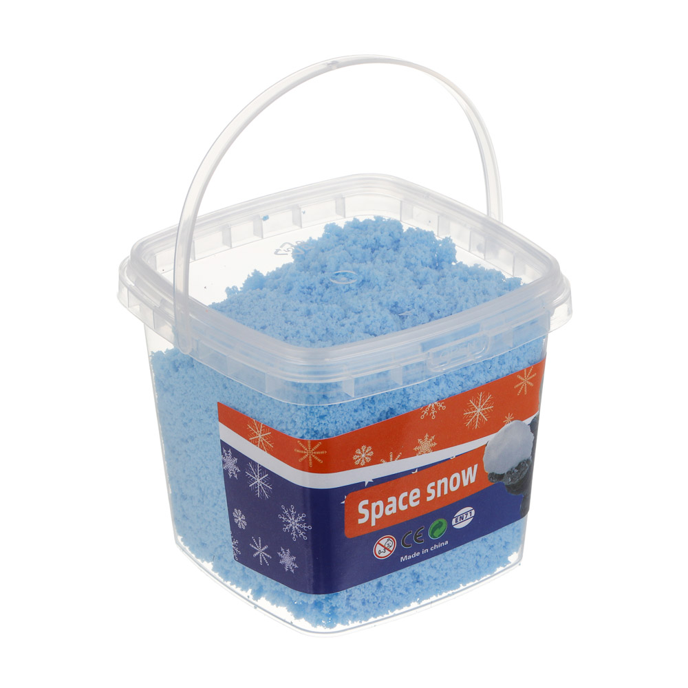 Набор для творчества кинетический песок "Живой снег" с формочками, 7,5х7х6,5см, 70гр, 6 цветов - #5