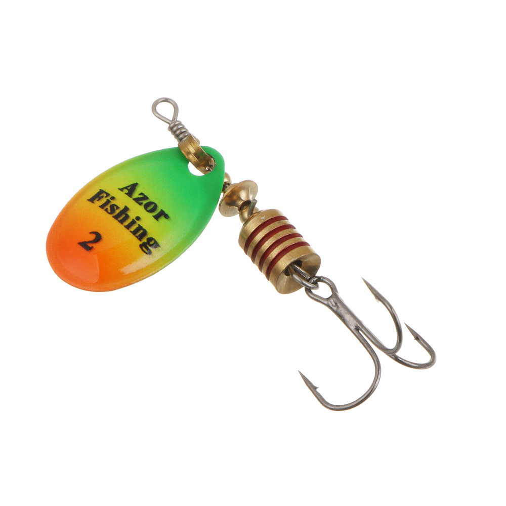 Блесна вращающаяся "Комета" тм AZOR FISHING, №2, 5 гр, 5 цветов - #4