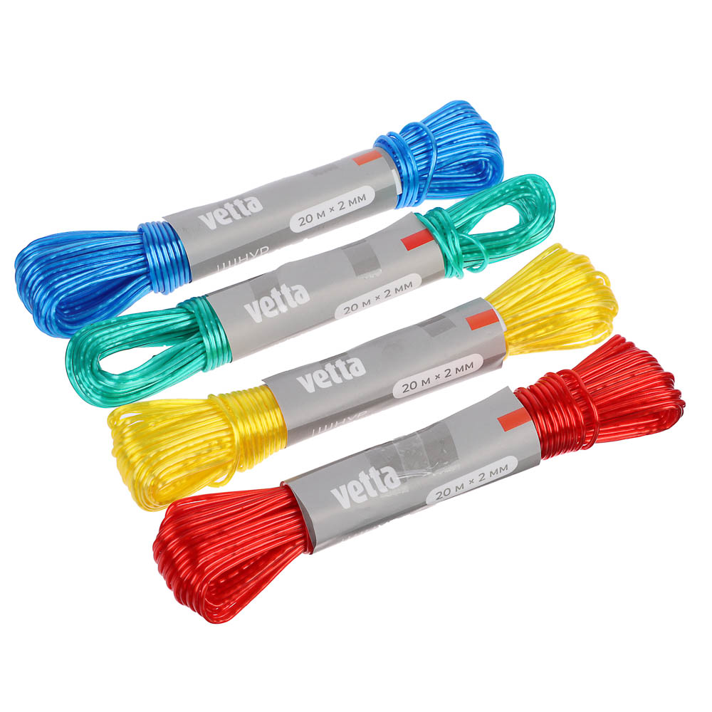 Шнур тм VETTA, с капроновой жилой 2мм х 20м - #5