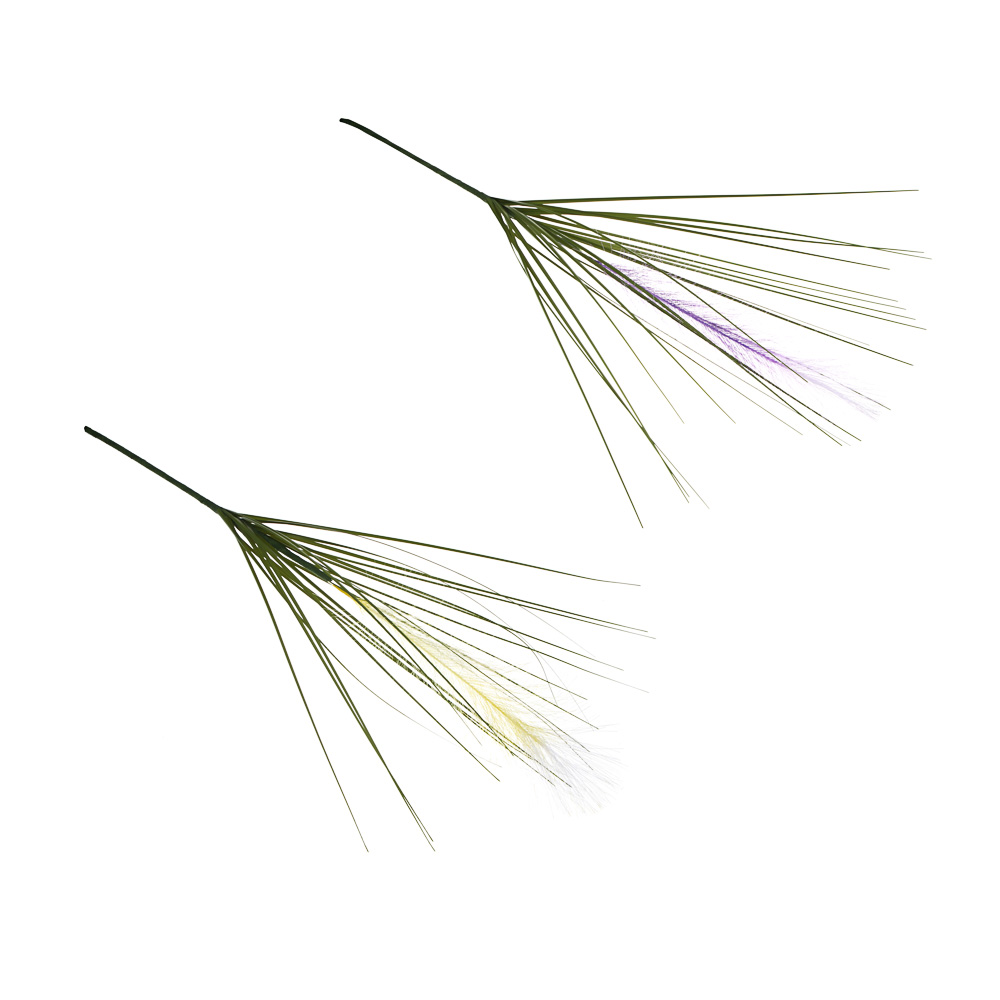 Ветка искусственная декоративная тм LADECOR с пампасной травой, длина 70 см - #1