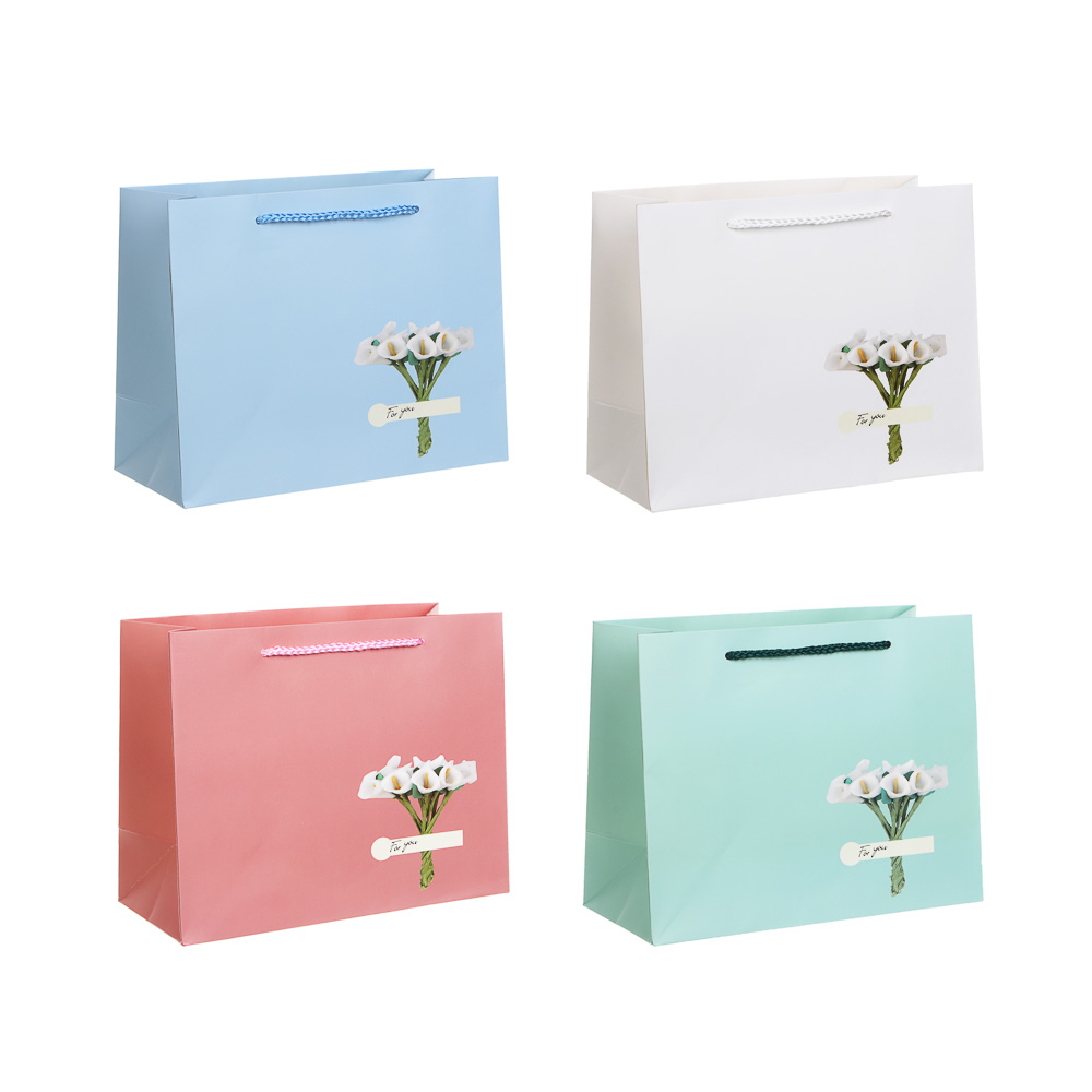 Пакет тм Fntastic подарочный, M 18x23x10см, бумага, арт.29, 4 дизайна - #1