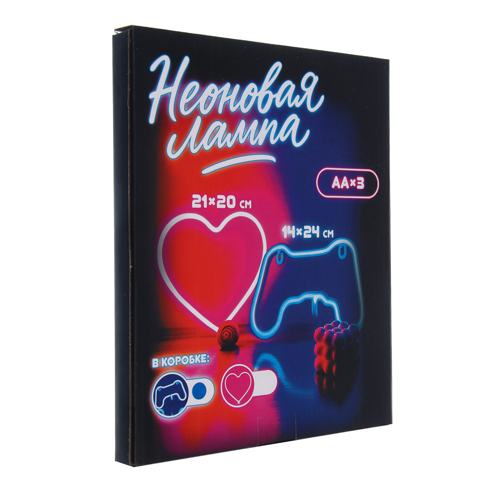 Светильник неоновый тм LADECOR 20x21 см, батарейки ААх3 (не в комплекте) - #11