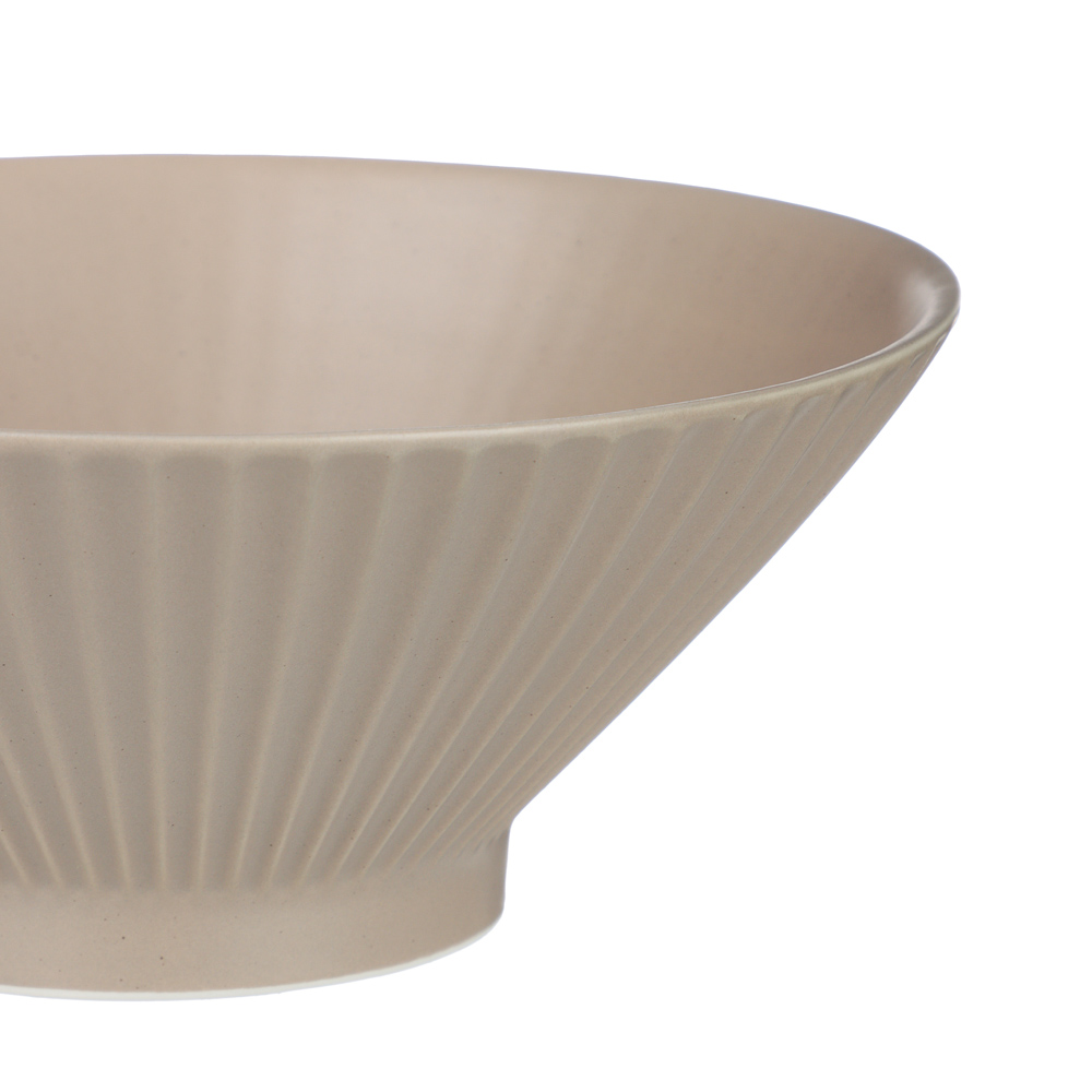 Салатник Лусия тм MILLIMI, 20см, фарфор, кофейный - #2