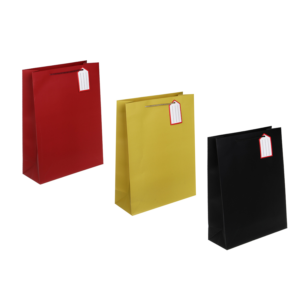 Пакет тм Fntastic подарочный, с шильдиком, XXL 40x30x12см, бумага, арт.13, 3 дизайна - #1