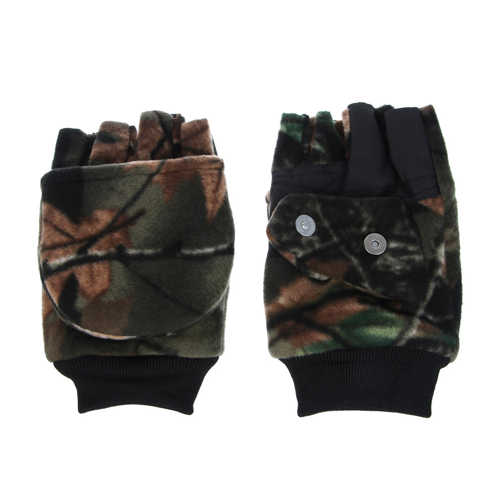 AZOR FISHING Варежки зимние флисовые с клапаном на магните, 28х11,5 см - #5
